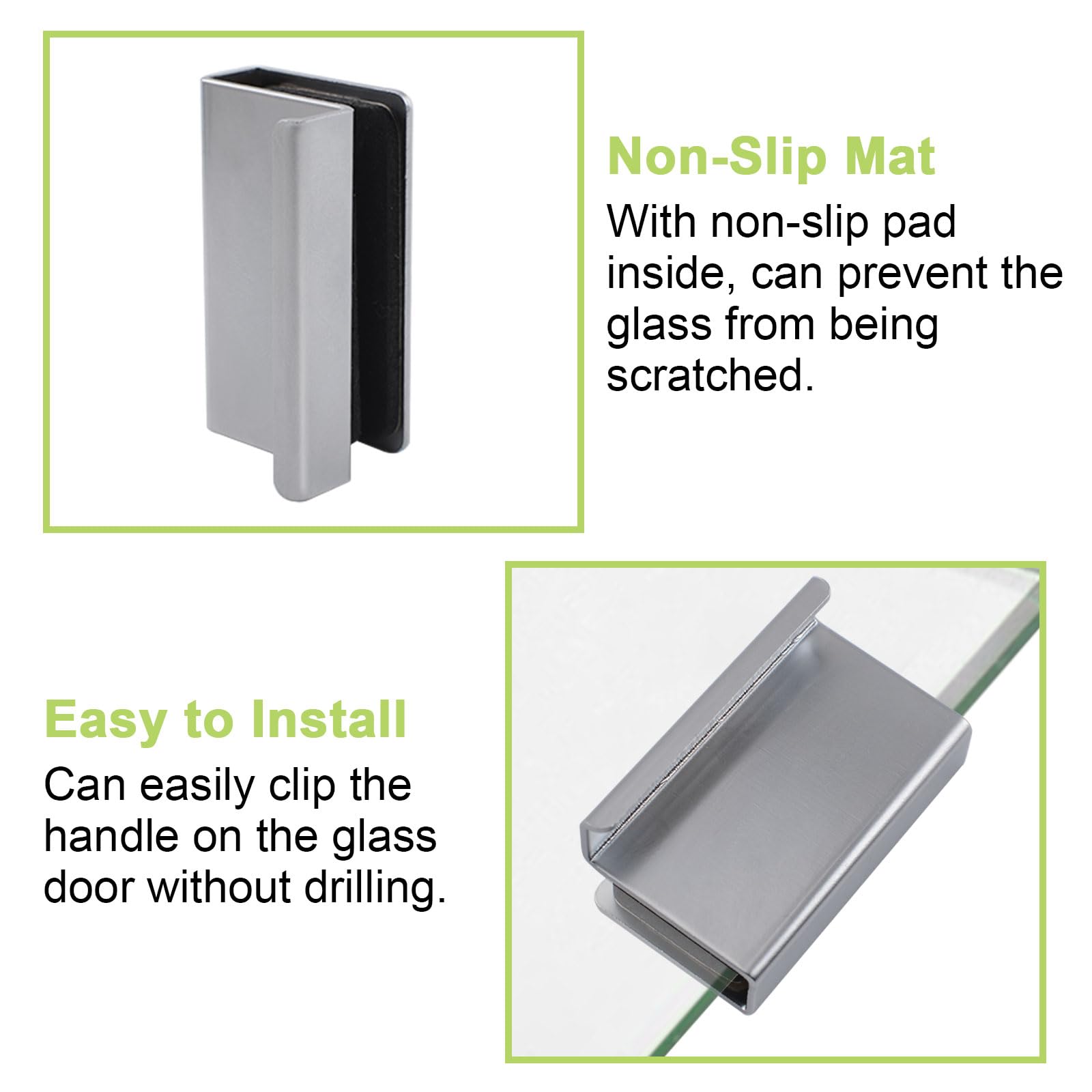 UFURMATE Glass Finger Edge Pull - Image 4