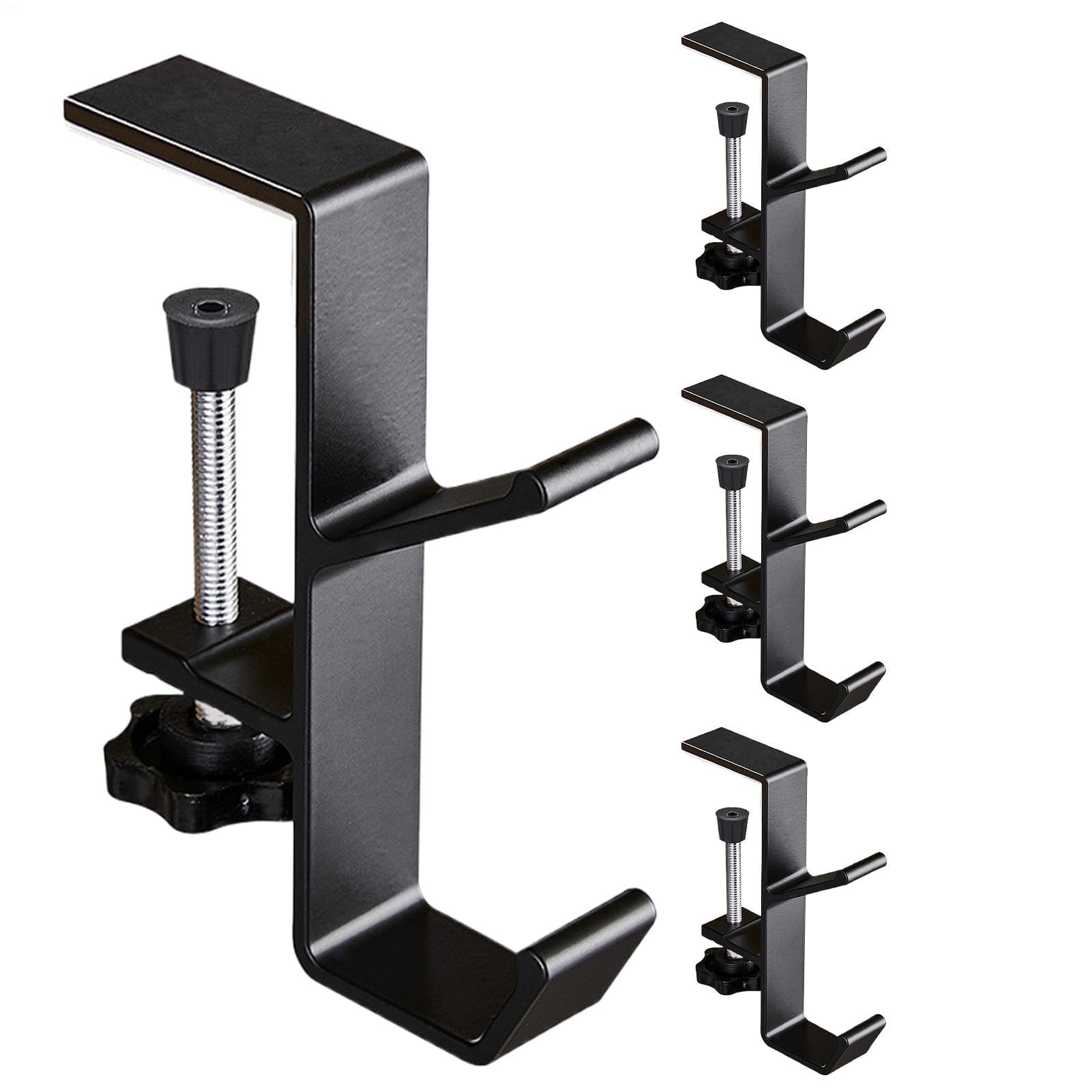 MRKU Coat Rack with Hooks Hanger for Stockings and Garlands,Holders for Garlands and Stockings - 4 x for Christmas Stocking Garlands Adjustable