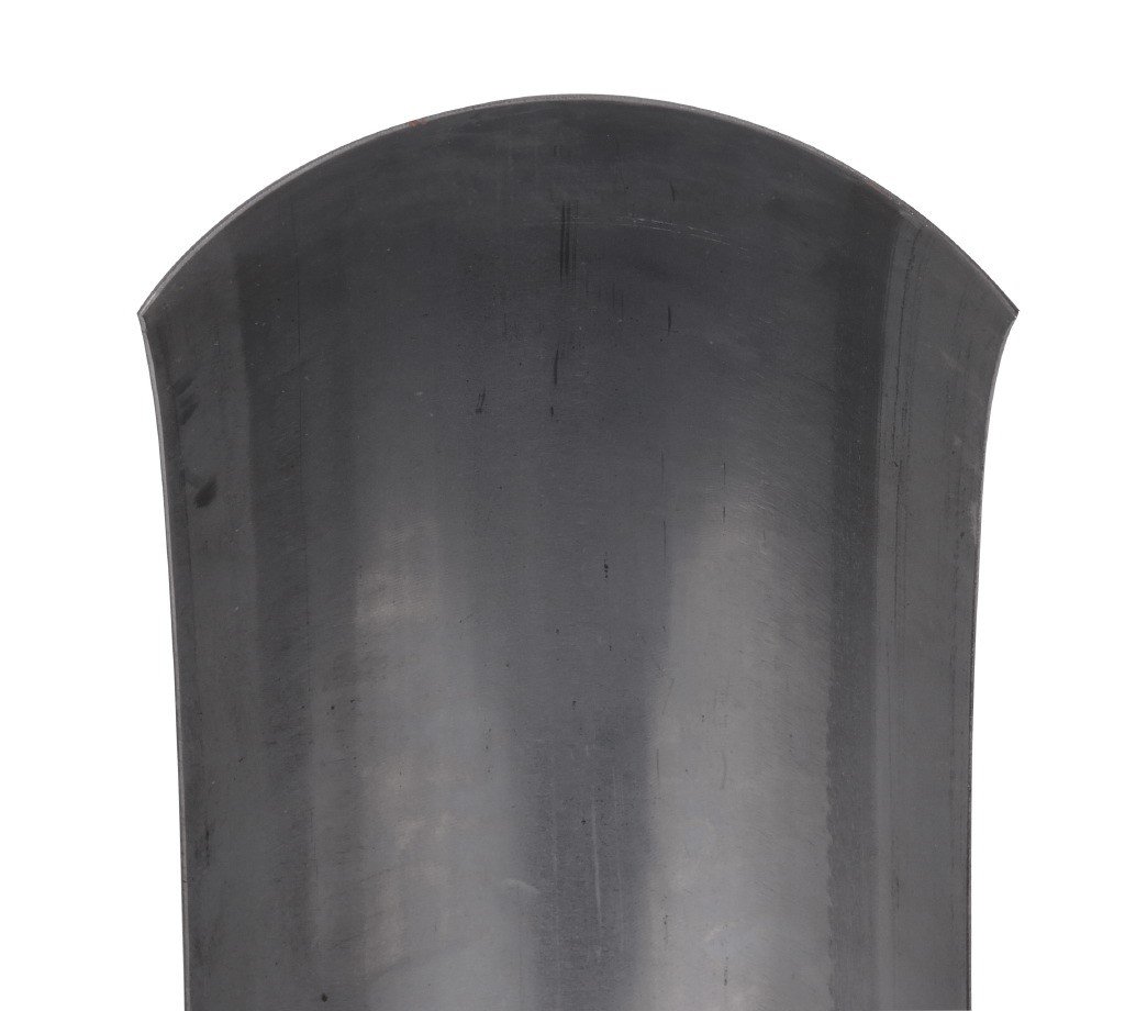 Universeller Heckfender aus Stahl, oberflächenverzinkt Breite: 150 mm Dicke: 1 mm ohne Bördelung