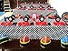 Adorox Pack of 2 Checkered Plastic Table Cover Disposable Reusable Picnic Race Car Birthday Party Theme