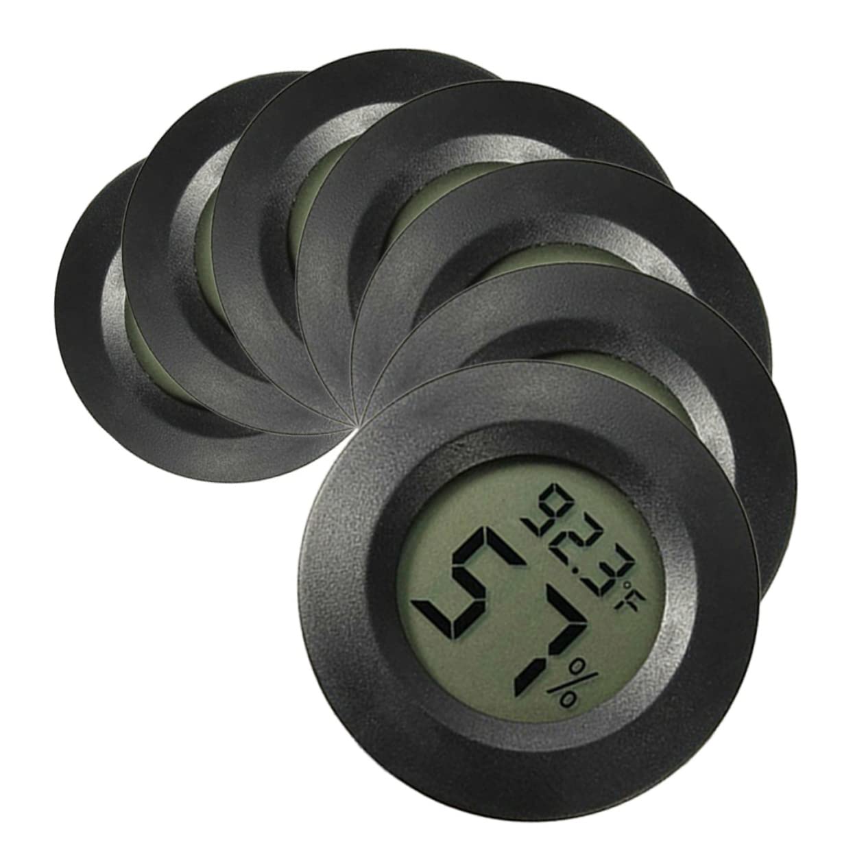 Mipcase 21pezzi Mini Termometro Igrometro Elettronico per Terrario Misuratore di Temperatura e umidità per Rettili Incubatrici e Ambienti Interni da Compatto e Portatile