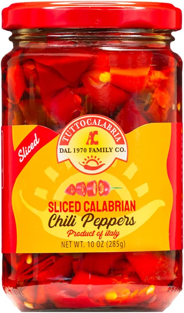 Sliced Calabrian Chili Peppers