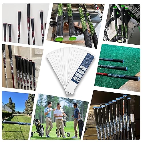 Yamato Golf Grips With 15 Tapes Upgraded 12 Pack Golf Iron Grips & 1 Putter Grip For Men Perfect Standard Midsize Golf Club Grips For Men, And Great Golf Gifts! (standard, green)