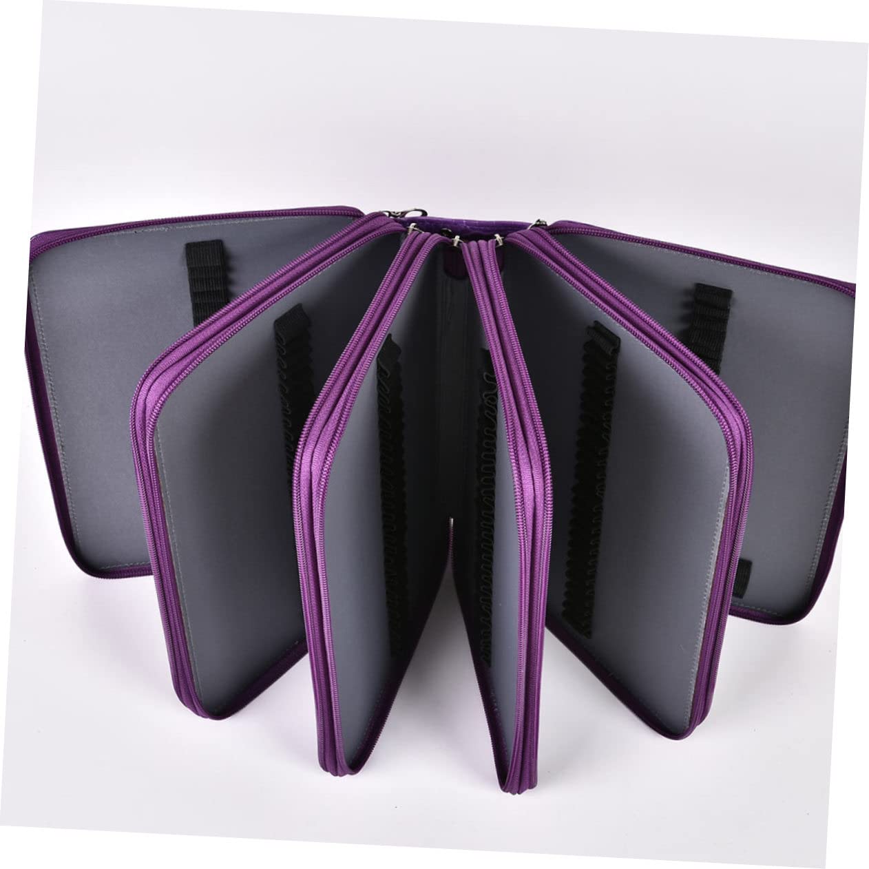 DOITOOL Portapenne Multifunzione 252 Fori Astuccio Pu Zip per Matite e Cancelleria Borsa Portaoggetti Spaziosa per Scuola e Ufficio