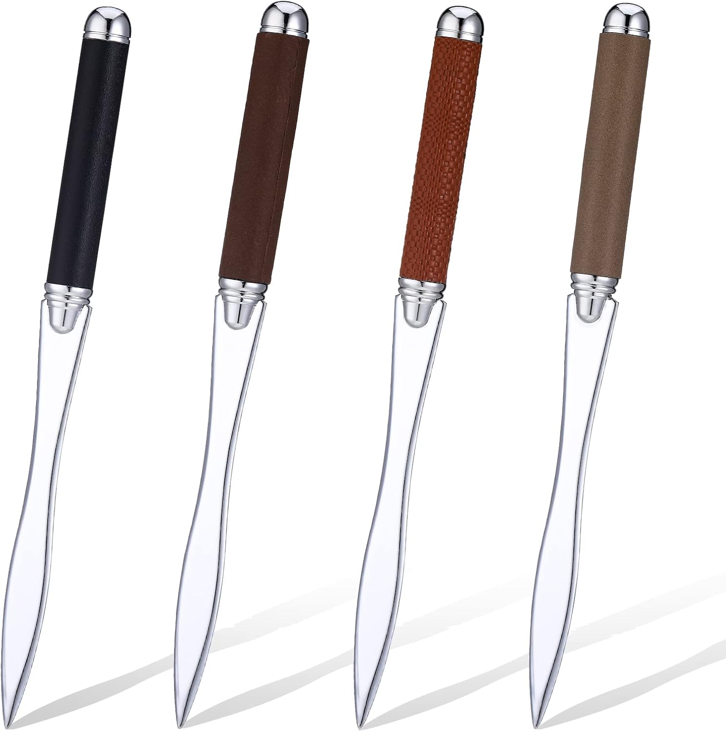 4 Pieces Letter Opener Knife Stainless Steel Envelope Openers Lightweight Mail