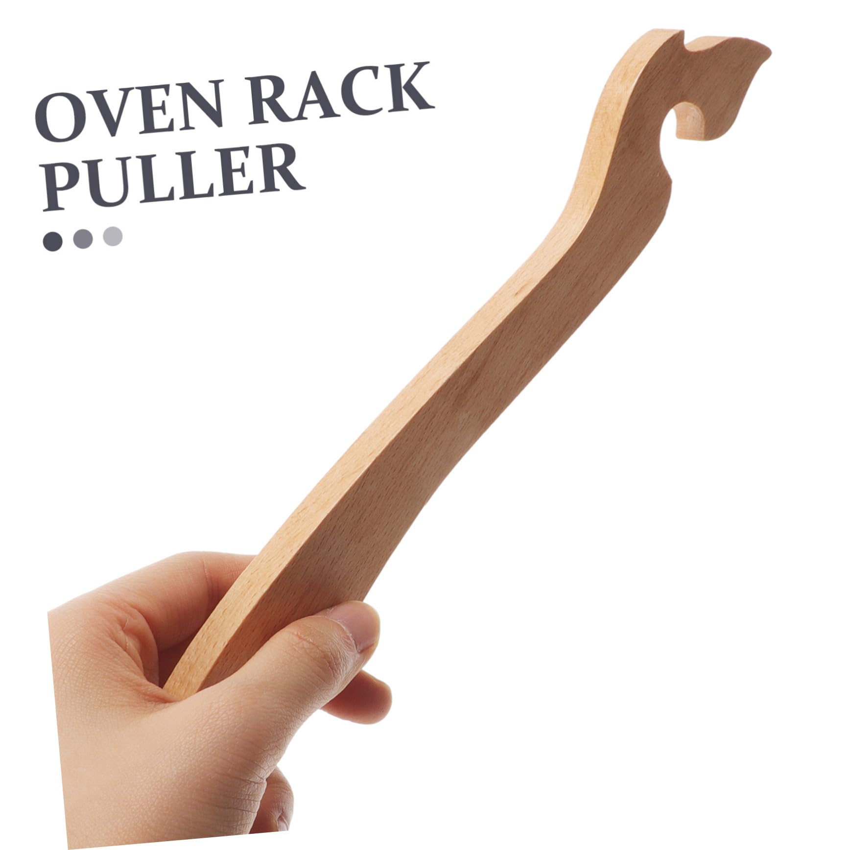 Levemolo Extractor de Rejilla Diseño Ahorrador de Espacio para Horno de Madera Herramienta Práctica para Sacar Bandejas y Parrillas para Cocina