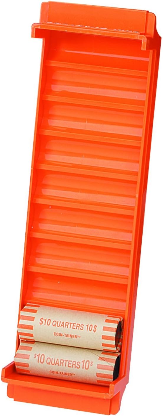 MMF Industries Coin Tray - Orange, 1 Each (212082516) : Coin Storage Boxes : Office Products