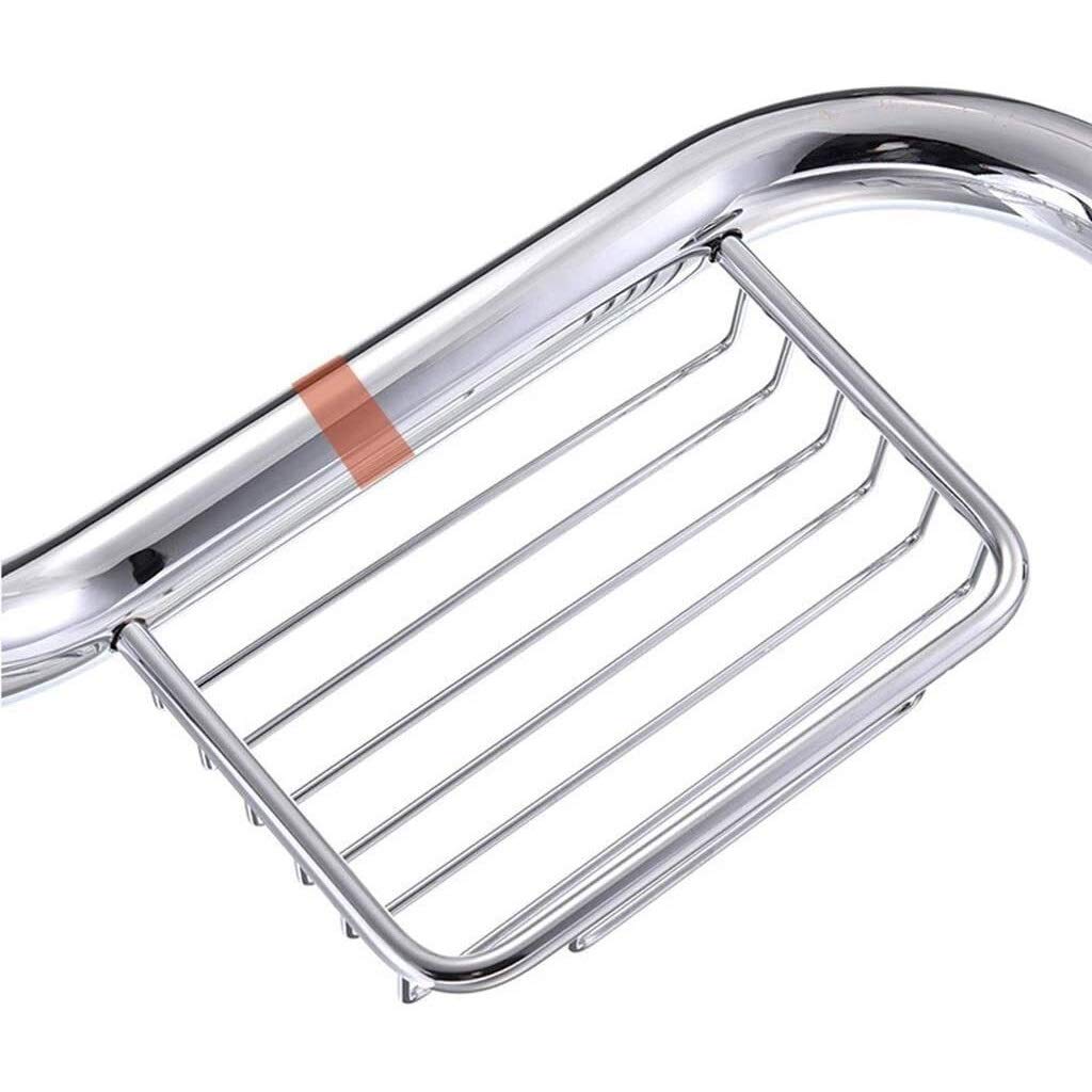 Agarraderas Baño para Mayores, Asidero de Apoyo for el Equilibrio del Inodoro for Personas Mayores discapacitadas, pasamanos en ángulo de Acero Inoxidable for bañera con Red for jabón