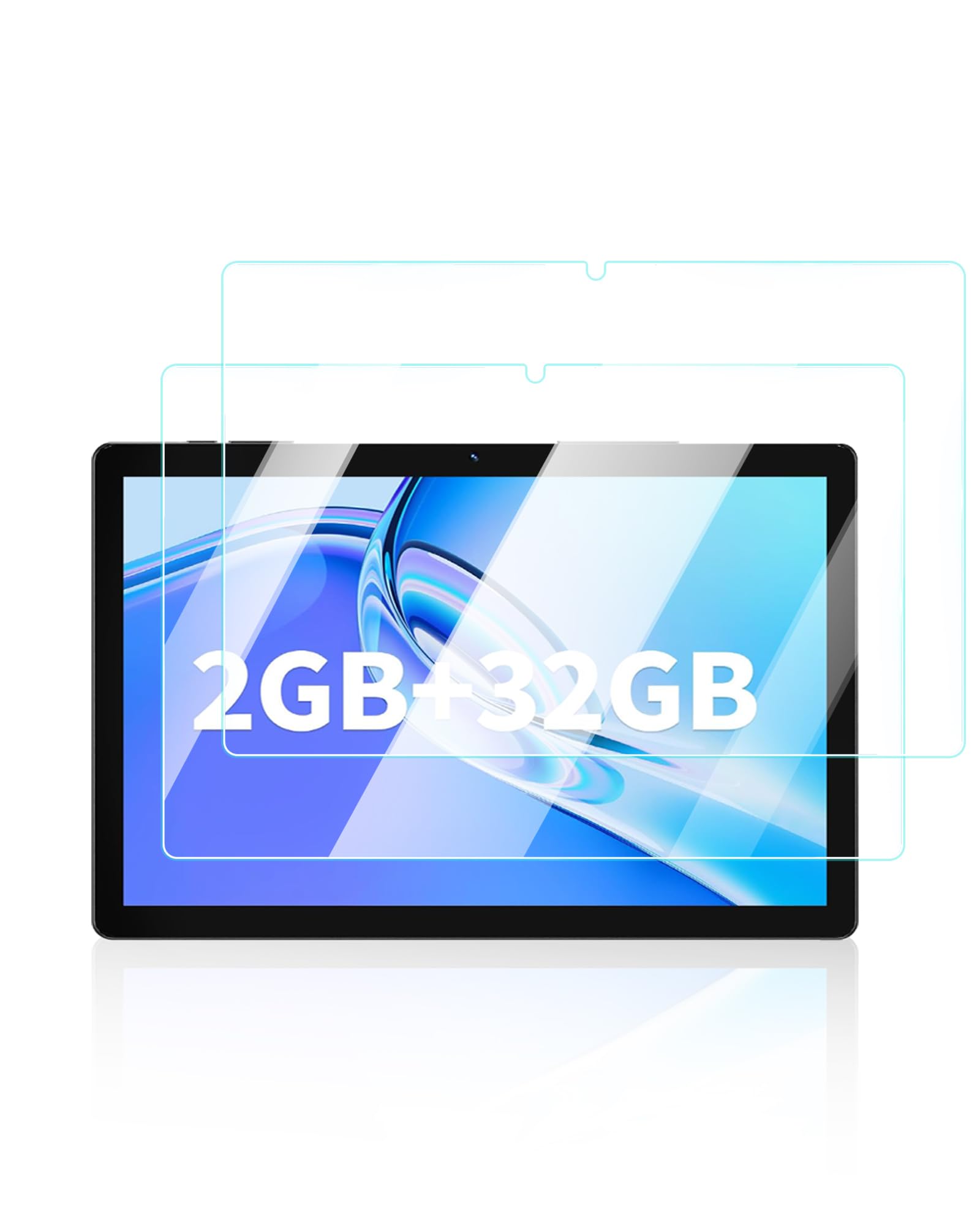 Screen Protector for SAIWAN M10 Tablet 10 inch Android Tablet,Anti-Scratch 9H Hardness Touch Sensitive 2.5D Rounded Edges Bubble Free Easy to Install,