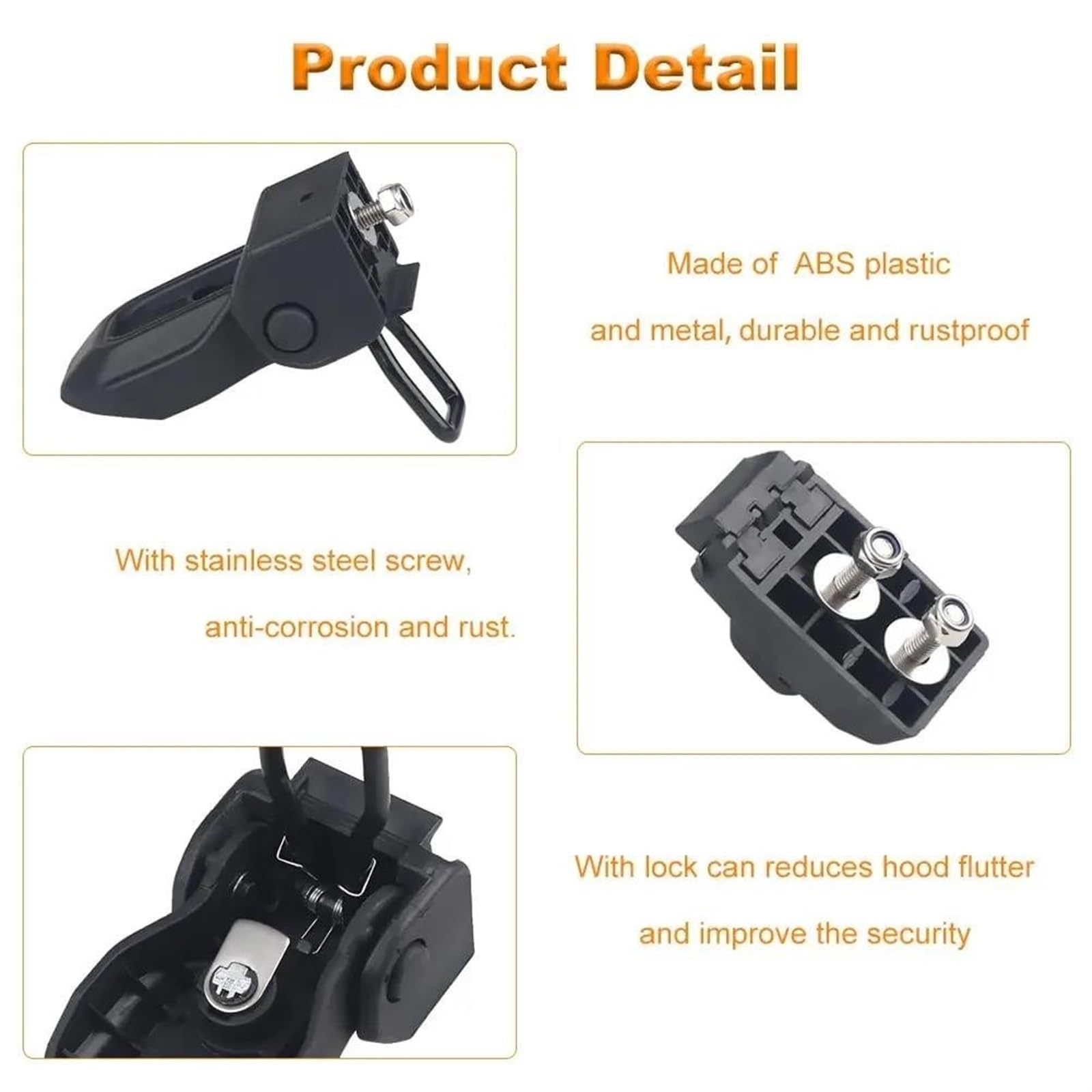 Actuador Cerradura Puerta Pestillos Antirrobo para Capó para Jeep para Wrangler JL para JLU 4XE para Rubicon para Sahara para Sport para Gladiator JT 2018-2023 Cerradura Actuador