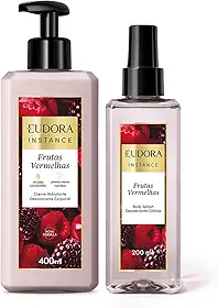 Combo Instance Frutas Vermelhas: Creme Corporal 400ml + Body Splash 200ml