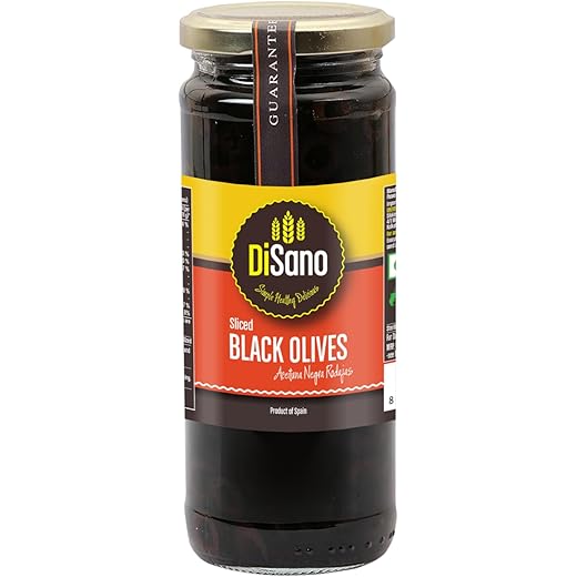 DiSano Sliced Black Olives, 450g