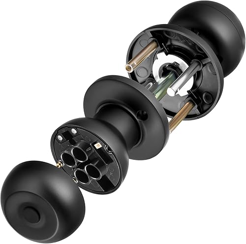 Miniatura 9 de VEVOR Pomo de puerta inteligente, cerradura inteligente de huellas dactilares con control de aplicación, cerradura biométrica de puerta Bluetooth,