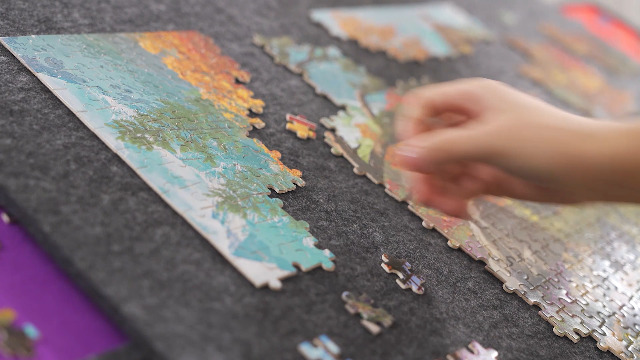 Lavievert 1500 Piece Tilting Puzzle Board with 2-in-1 Designed