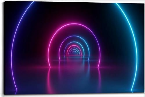 Miniatura 6 de Paisaje retro de la superficie cibernética de los años 80, diseño adecuado, lienzo, decoración de pared, cuadros para dormitorio, decoración de