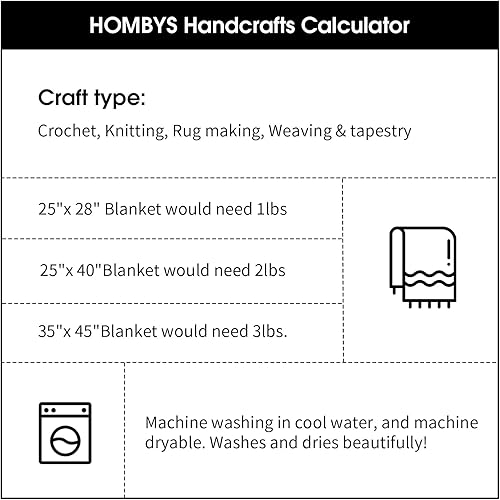 Miniatura 7 de HOMBYS Paquete de 8 hilos gruesos gigantes para tejer a ganchillo, hilo súper voluminoso, suave, esponjoso, de felpa de teñido anudado, hilo de