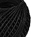 Tool parts 328 Feet 2.5mm Garden Twine - Jute Rope - Jute Twine String Cords Black