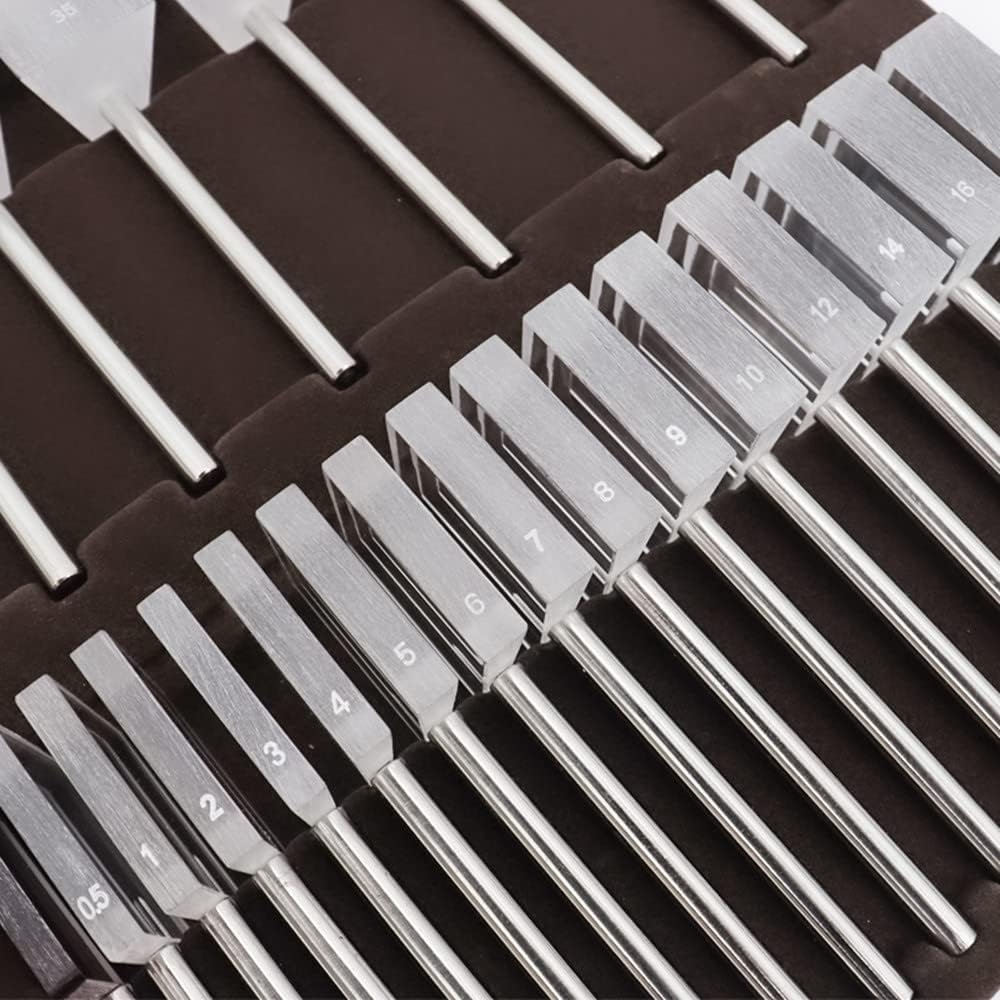 Optical Optometry Glass K9 Loose Prism Bars Stainless Steel Handle Kit Set Aluminum Case Packed