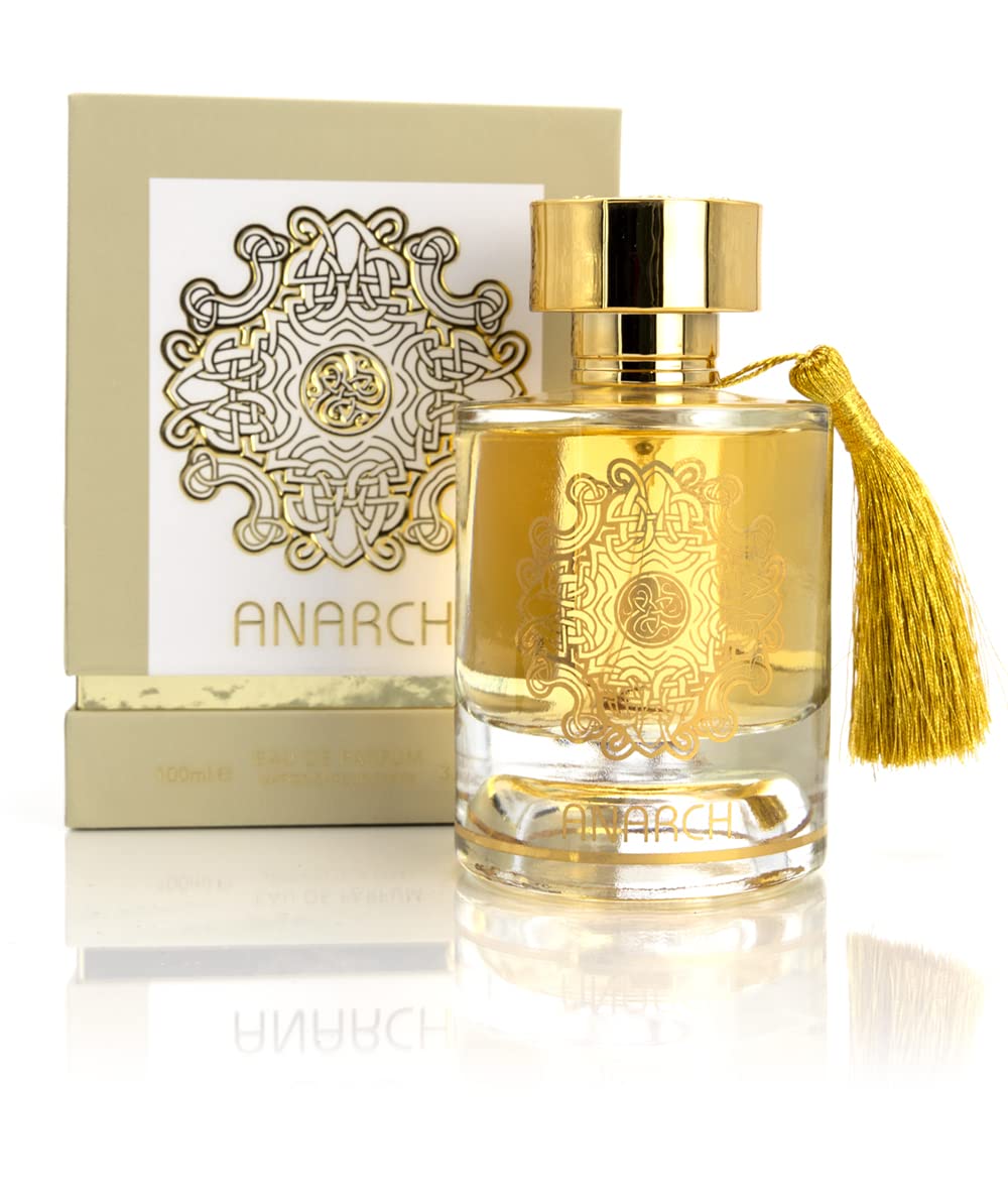 ANARCH woda perfumowana 100 ml dla mężczyzn i kobiet o orientalnym zapachu Dubaju w drzewnej nucie arabskiej, attaru unisex