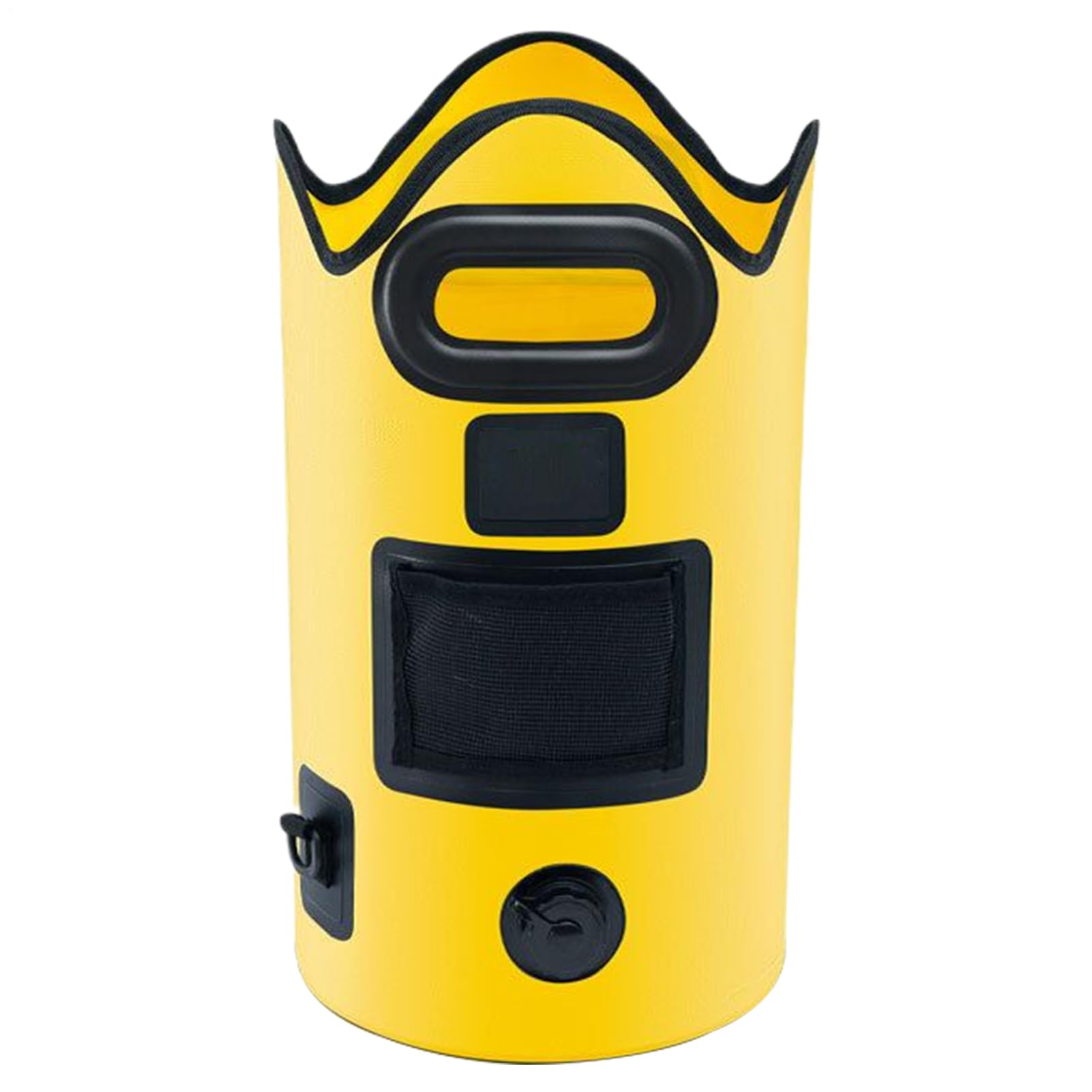 Bassin de pieds pliable 21L avec poche latérale étanche et évacuation facile