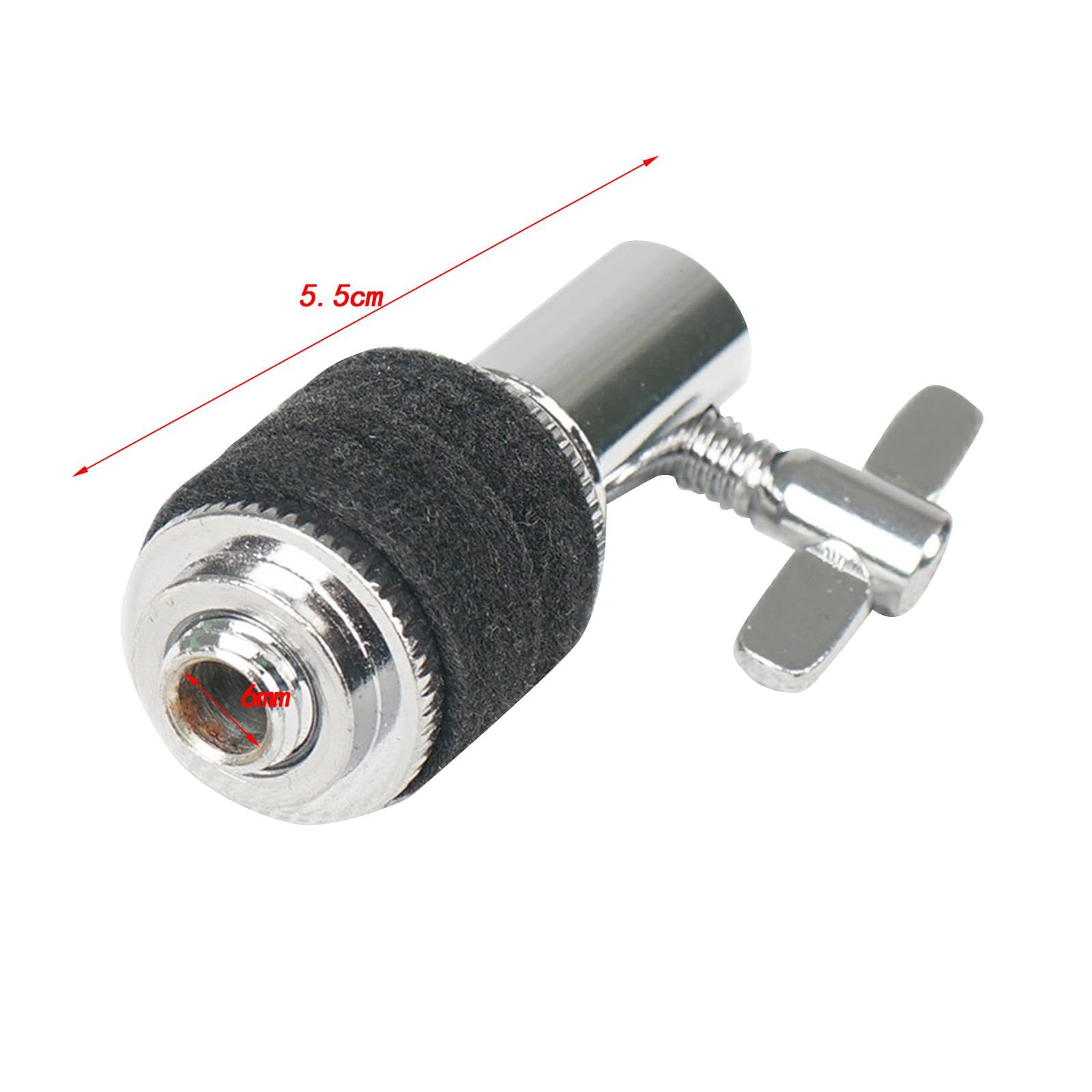 2 Piezas Embrague de Platillo Separador de Batería con Soporte Pesado de Metal Y Tornillo Fijador Manguito Deslizante para Pedal de Charles Accesorio, 6 piezas