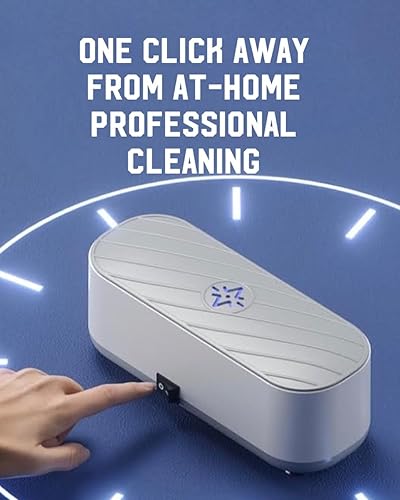 Miniatura 3 de Limpiador ultrasónico para gafas, gafas, retenedor, joyería, plata, pendiente, retenedor, oro, anillo de compromiso, anillo, dentaduras postizas,