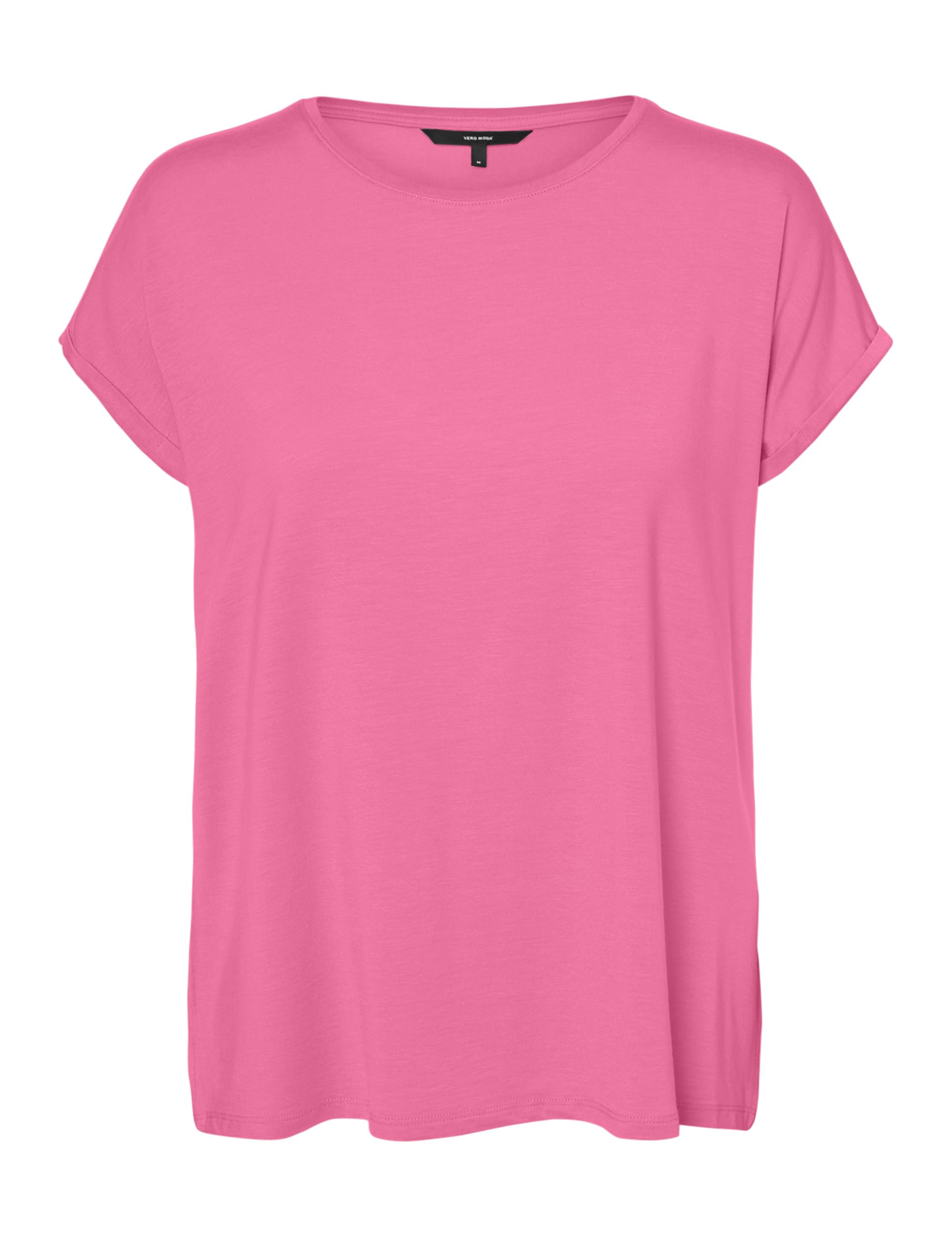 VERO Moda VMAVA Plain SS TOP GAJRS NOOS, Pink Cosmos, XS
