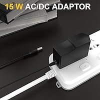 Vista 5 de Cable de alimentación Echo de 15 W, cable de carga compatible con Alexa Echo Dot 3ª/4ª generación, Echo Show 5, Echo Spot, Echo Dot