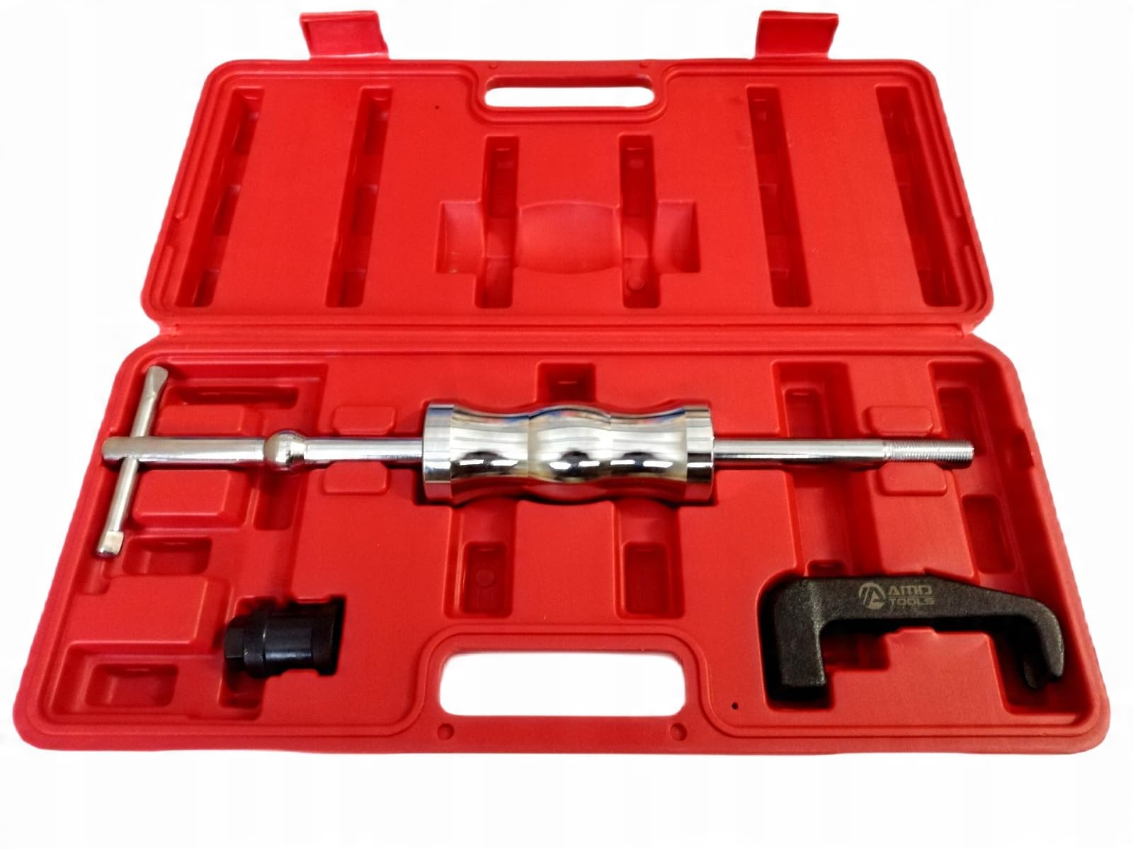 AMD TOOLS Extracteur d'injecteur 3 pièces pour moteurs CDI Mercedes OM611, OM612, OM613 + pour BMW 525d 530d – Outil spécial pour démontage des injecteurs sans démontage de culasse