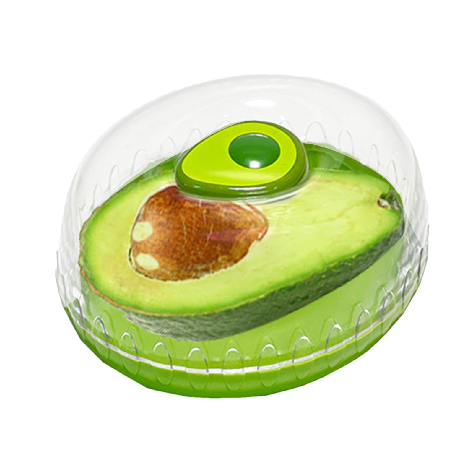 Rurunklee Fresh Saver Food Storage Pod with Clear Lid for Avocado, Keep Fruits & Vegetables Fresher Longer