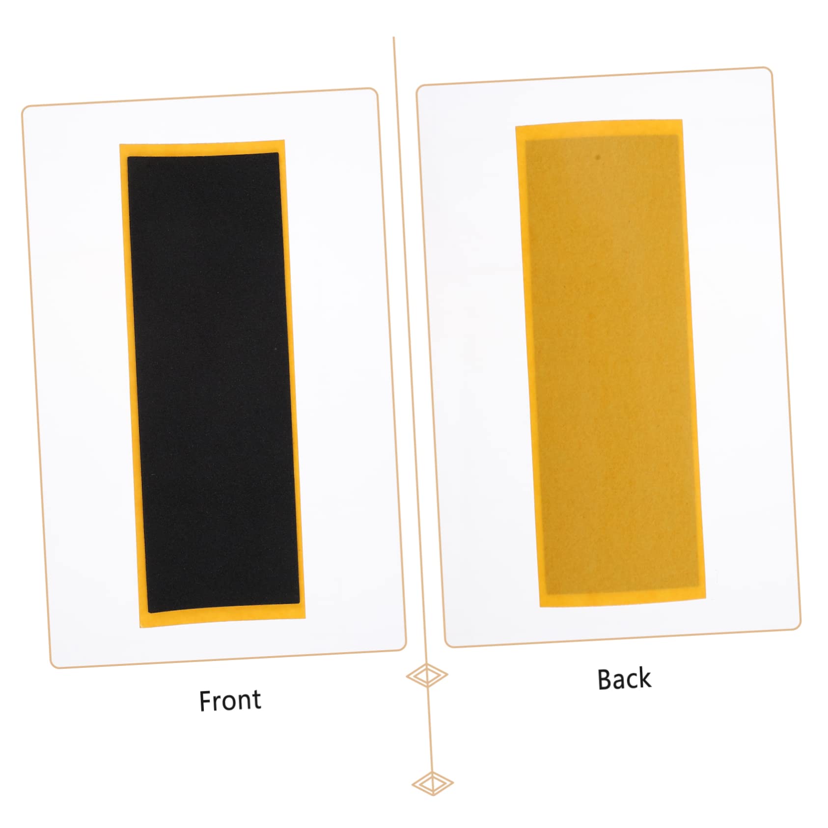 JOINPAYA 10Pcs Non Skid Stickers for Finger Skateboards Sponge Material Easy Application Safe Accessories for Creative Play Skill Development