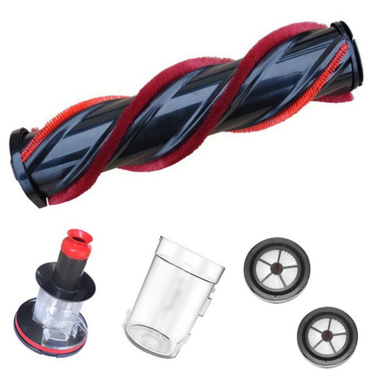 Unidades de piezas de repuesto compatibles con Compatibile con Proscenic P11 inalámbrico de Mano aspirador accesorios rodillo cepillo polvo cubo filtro HEPA