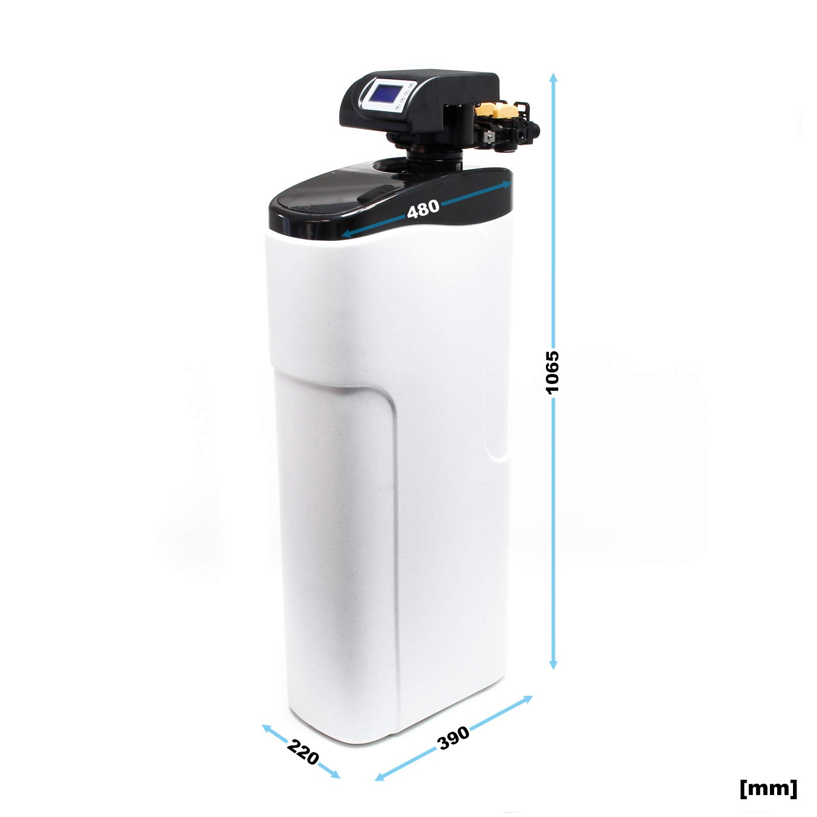 Wiltec NW-SOFT-D Equipo ablandador de agua con tanque de salmuera 30 kg Tratamiento de agua