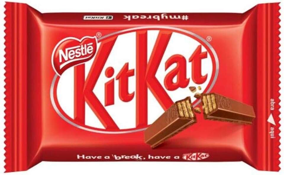 Kit Kat Nestlé Chocolate Clássico Ao Leite 24 Unidades