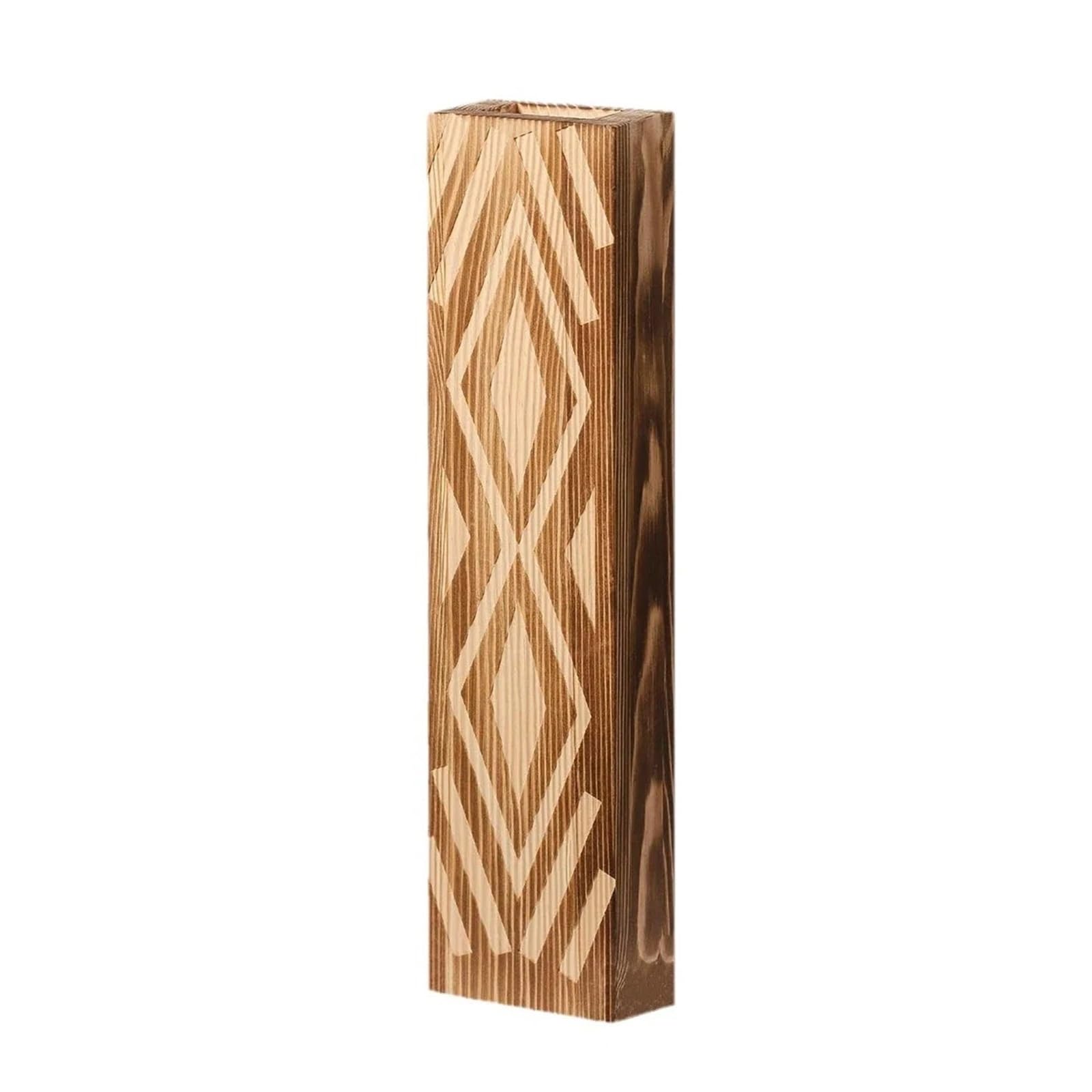 Wandvase Böhmische Holzwandvase Trockenblume
