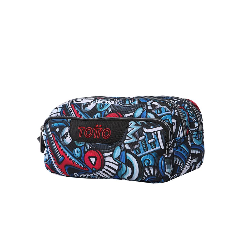 TOTTO ESTUCHE ESCOLAR MUSIKA AZUL Unisex-adulto AZUL 60
