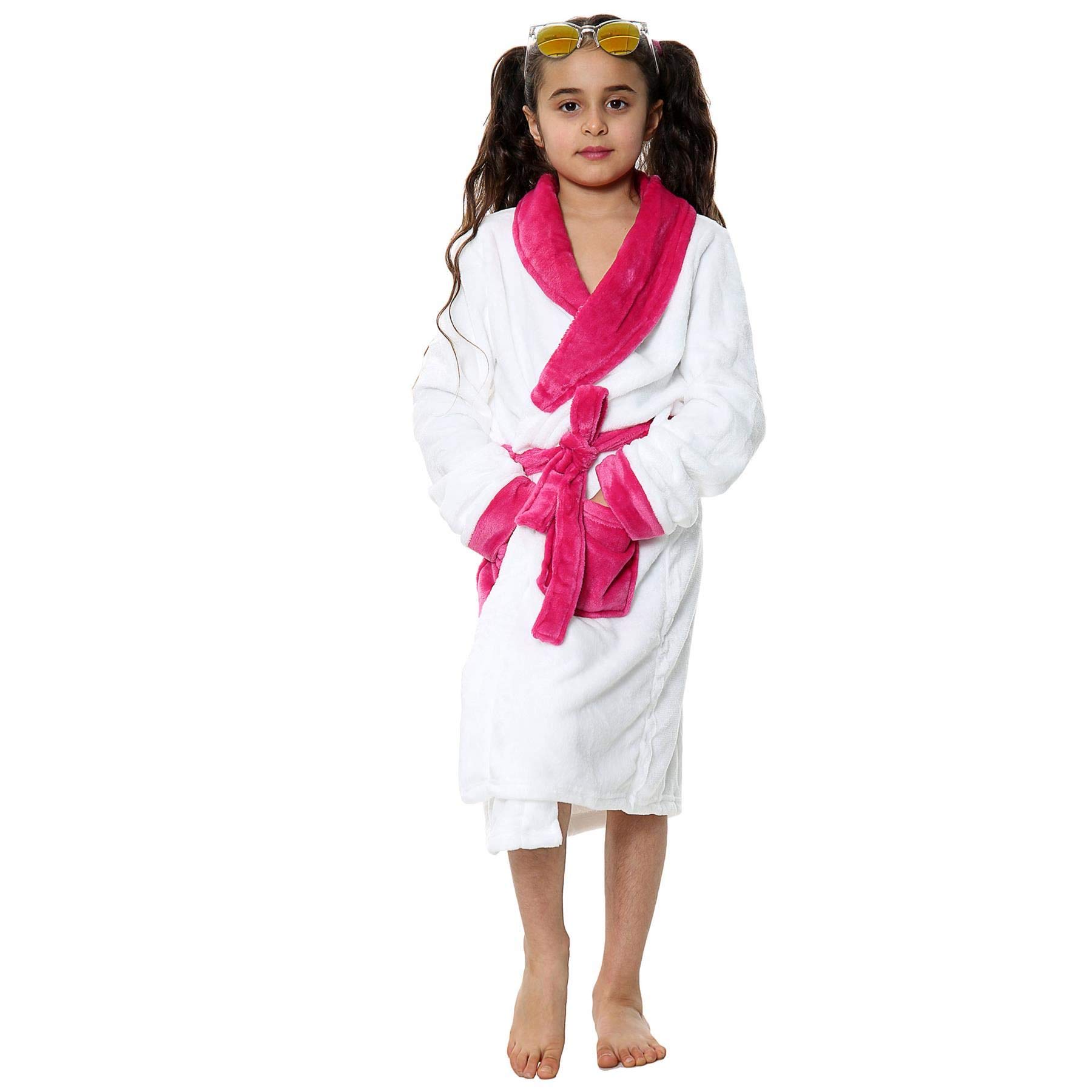 A2Z 4 Kids Soft Flannel Fleece Dressing Gown for Boys and Girls