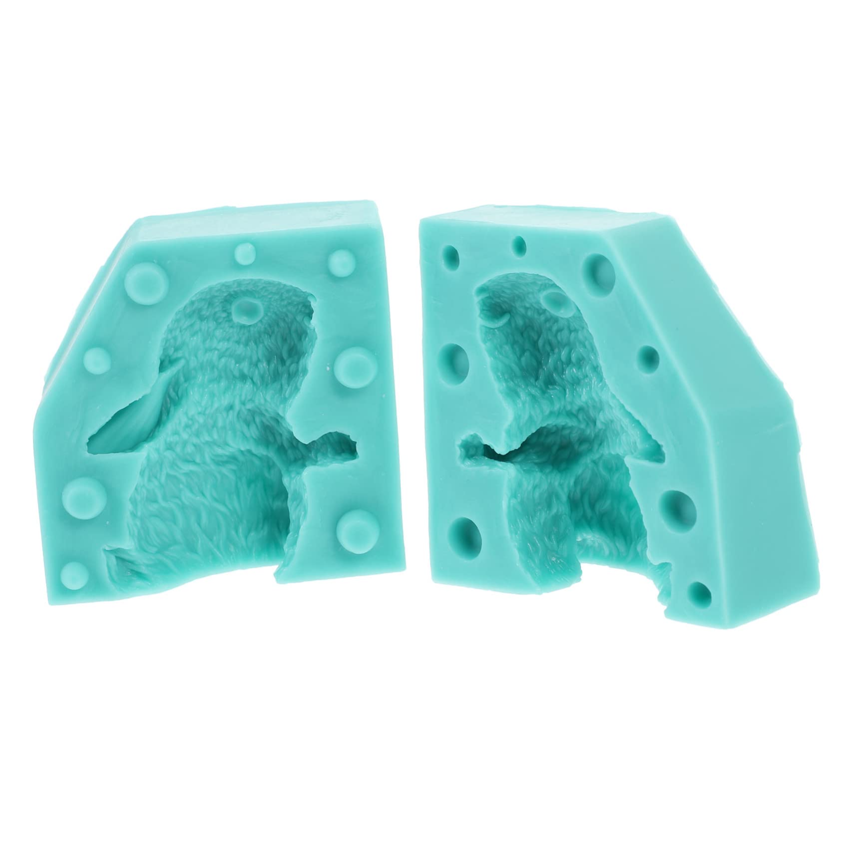NUOBESTY Juego De 3 Moldes De Silicona Con Forma De Conejo Para Hacer Gomitas Decoración De Mini Moldes Para Velas Y Galletas Calcomanías De Pared Con Suculentas Y Calabazas