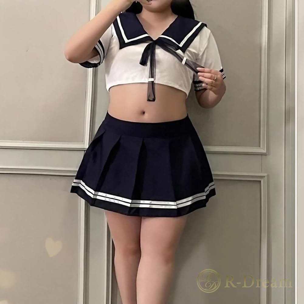 Amazon.co.jp: jwyndsq(おと) セーラー服 コスプレ 大きいサイズ