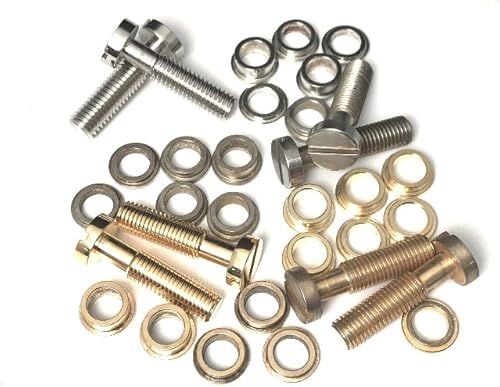 Faber tone-locktm cordal studs de bloqueo y espaciadores, pulgada, níquel brillante, acero, para todas las guitarras Gibson y otros guitarras hecha