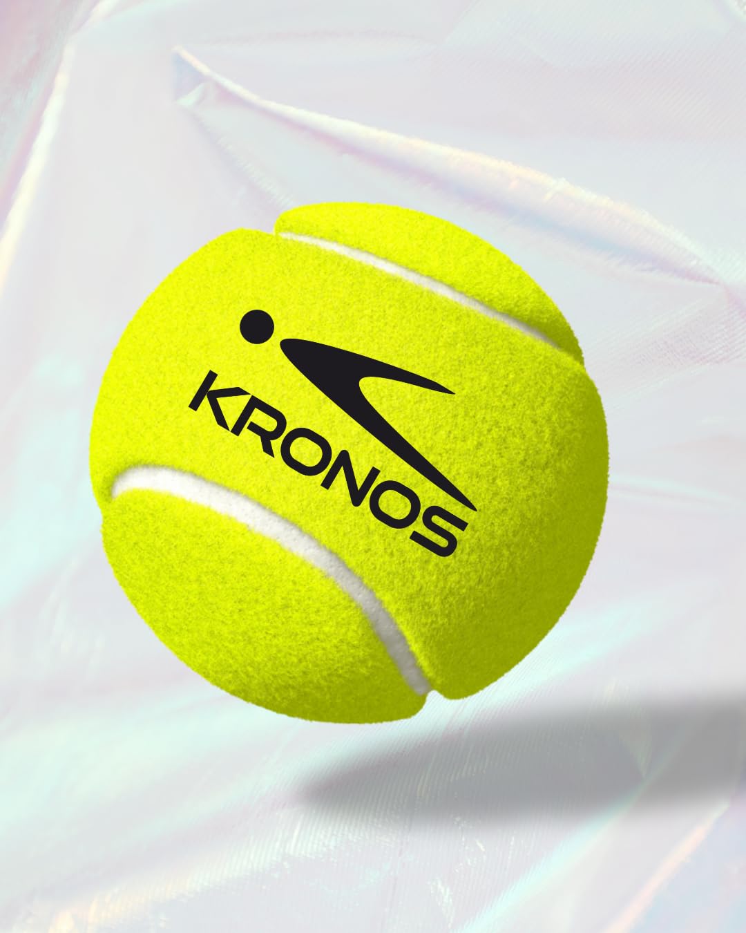 Kronos Tennis Ball, Yellow-Neon (1 Pack-3 Balls) (125 GMS Each)