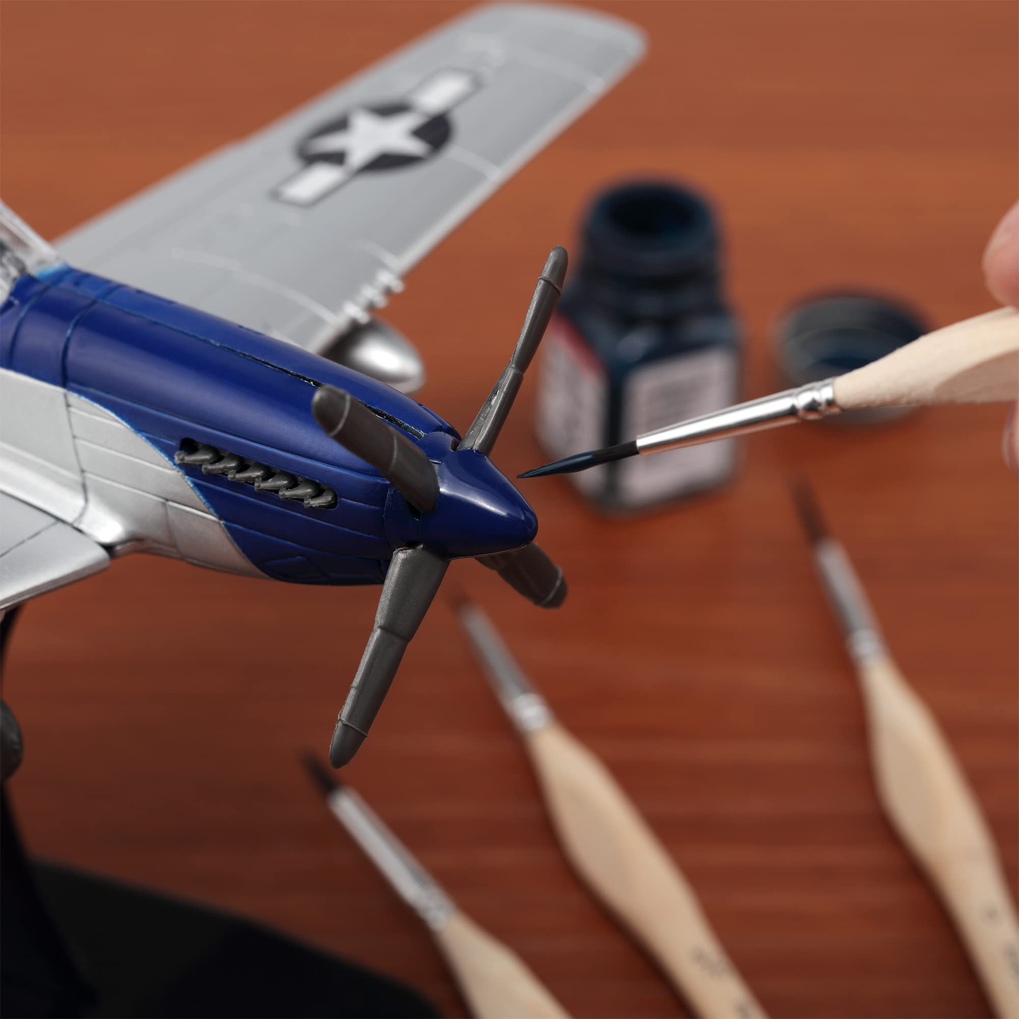 Creative Mark Einweg-Detail-Pinsel – Einweg-Hobby-Pinsel für den einmaligen Gebrauch, Malerei, Pommissionen, Lehrer, Klassenzimmer und mehr. – Set mit 10 Stück