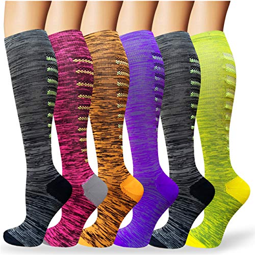 ACTINPUT Calcetines de Compresión Medias de Compresion Mujer y Hombre para Running,Atlético, Ciclismo,Médico, Enfermera,Volar, Viajar