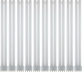 Diodesy FT36DL/830 Twin Tube Fluorescent Light Bulb - 3000K Warm White Compact Fluorescent Lamp, 36 Watts, 2900 Lumens with 4-Pin (2G11) Base for Home, Office and Commercial Use (10 Pack)