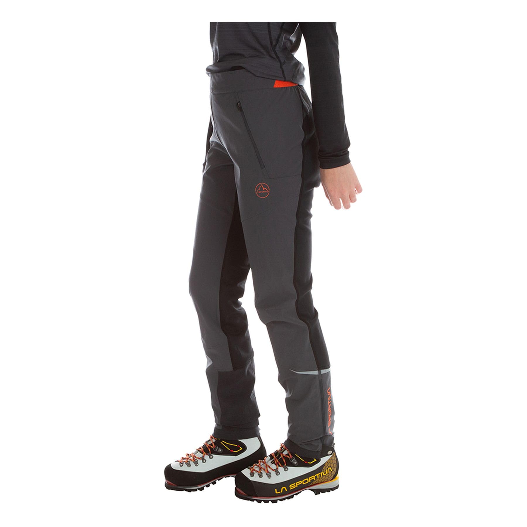 La Sportiva Karma Pant - Women's Carbon/Cherry Tomato Small