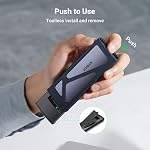 UGREEN M.2 NVMe Enclosure, USB 3.2 Gen2 10Gbps Case for NVMe PCIe M-Key(M+B Key), External SSD Adapter Support UASP Trim for 2280 2260 2242 2230 with 2 Cables, Aluminum Shell Heatsink