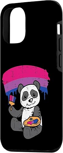 Miniatura 2 de iPhone 14 Pro Panda Painting Animal LGBTQ Bisexual Flag Gay Pride Ally Bi Case