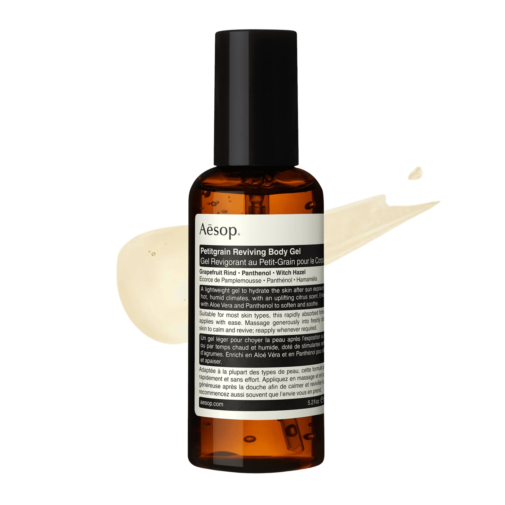 Amazon.com : Aesop Petitgrain Reviving Body Gel | After-Sun Care