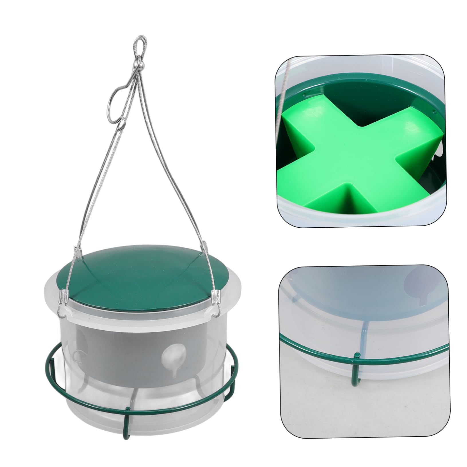 Hängender Hummingbird Feeder Wetterbeständige Futterstation Für Außenbereich Design Mit Schmetterlingsornament Für Garten Und Terrasse