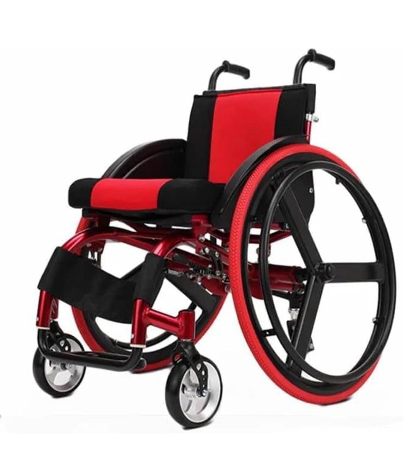 Silla de ruedas de rendimiento deportivo, manual, plegable, de aluminio, ultraligera, 13 kg, autopropulsada, 44 cm de ancho del asiento